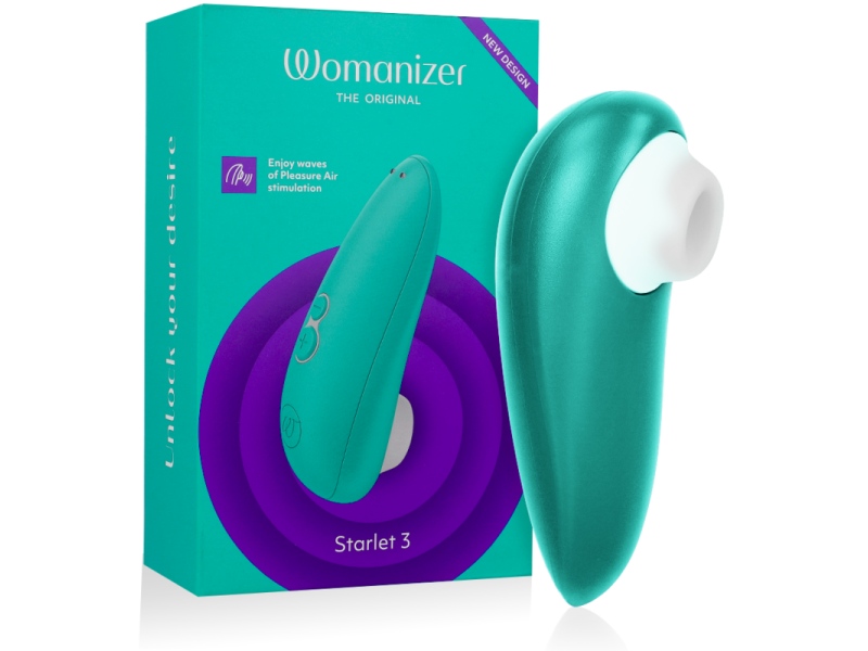 WOMANIZER - STARLET 3 CLITORAL STIMULATOR TURQUOISE