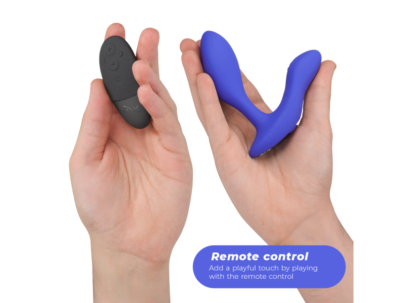 WE-VIBE - VECTOR+ BLUE PROSTATE MASSAGER
