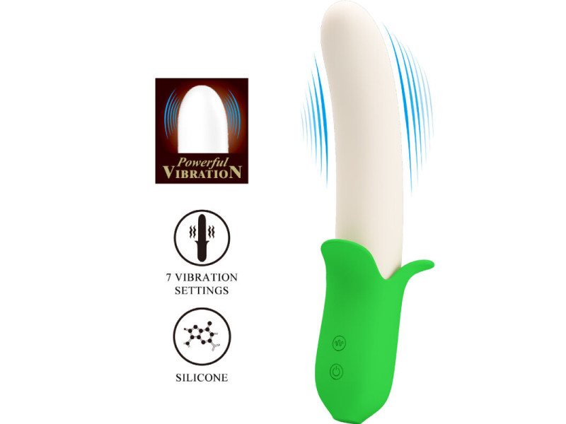 PRETTY LOVE - BANANA KNIGHT SUPER POWER 7 SILICONE VIBRATIONS