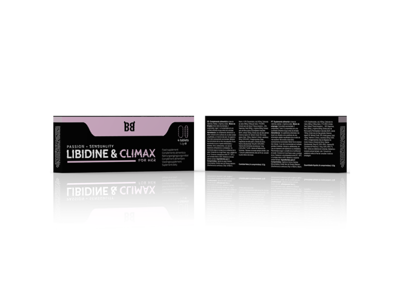 BLACK BULL - LIBIDINE & CLIMAX INCREASE L BIDO FOR WOMEN 4 CAPSULES