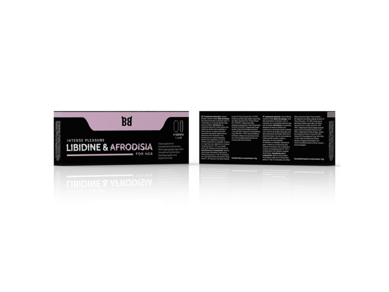 BLACK BULL - LIBIDINE & AFRODISIA INTENSE PLEASURE FOR HER 4 TABLETS