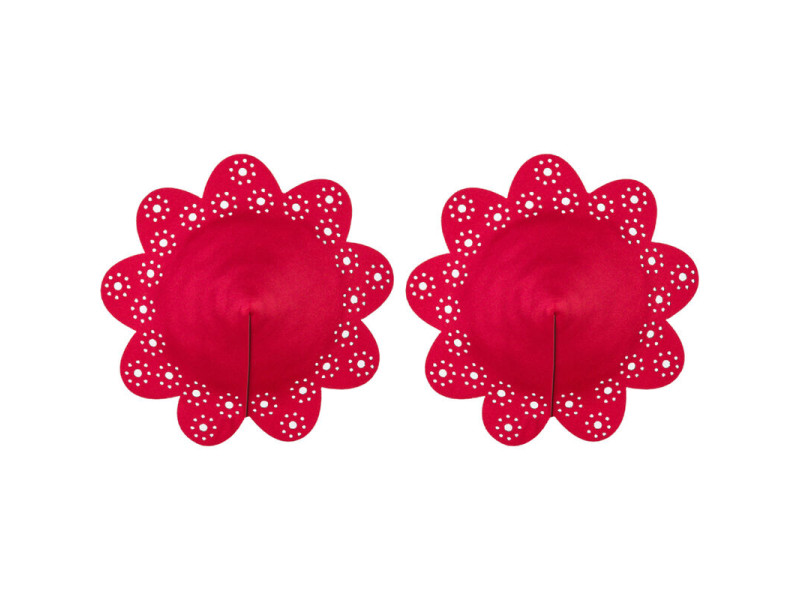 OBSESSIVE - A770 RED NIPPLE COVERS ONE SIZE