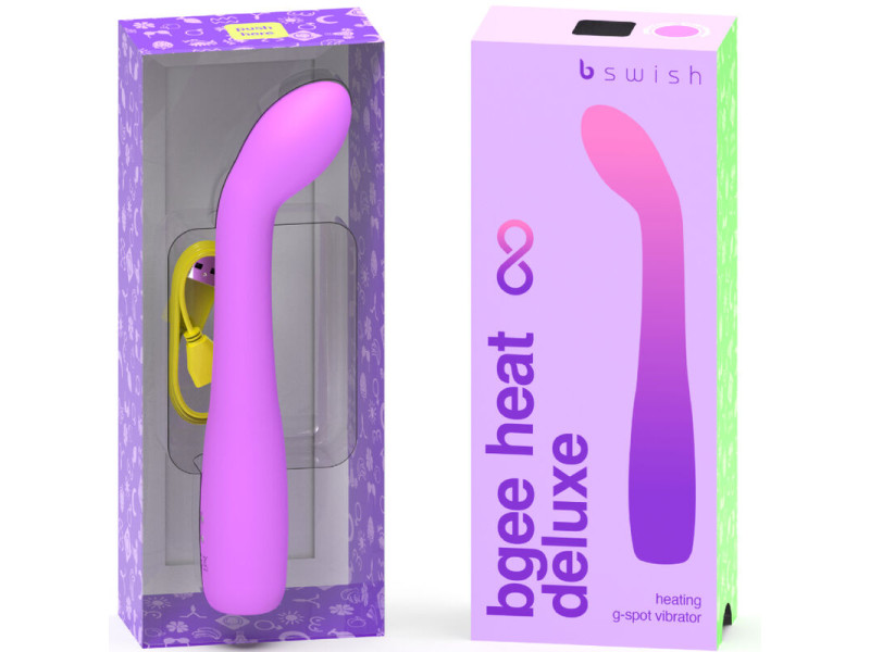 B SWISH - BGEE HEAT INFINITE DELUXE RECHARGEABLE VIBRATOR LAVENDER SILICONE