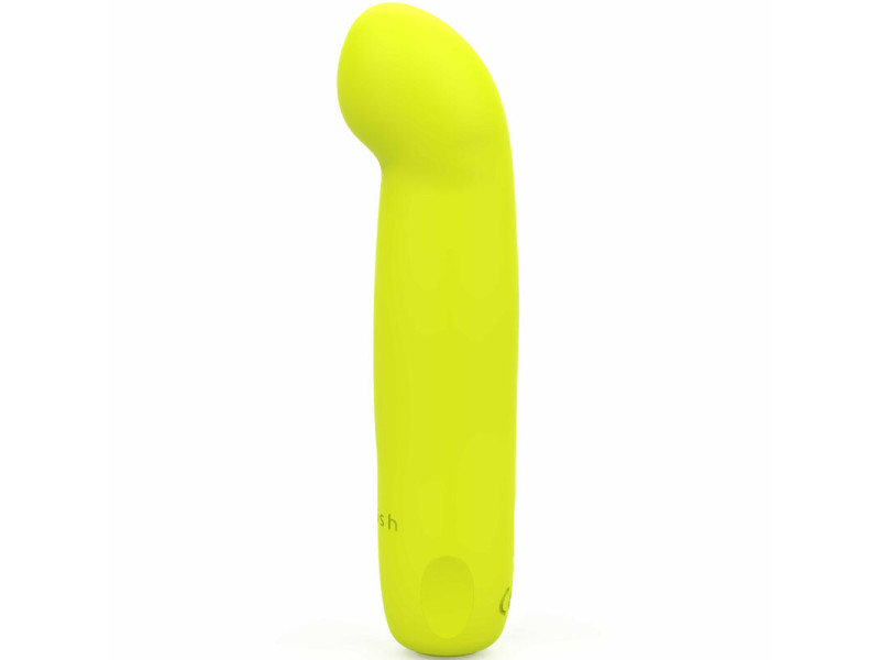 B SWISH - BCUTE CURVE INFINITE CLASSIC RECHARGEABLE SILICONE VIBRATOR YELLOW