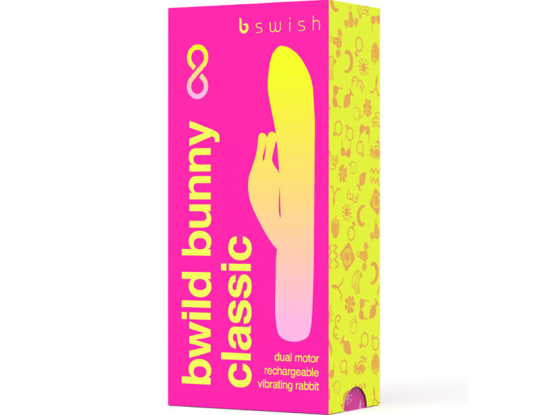 B SWISH - BWILD BUNNY INFINITE CLASSIC RECHARGEABLE VIBRATOR PINK SILICONE