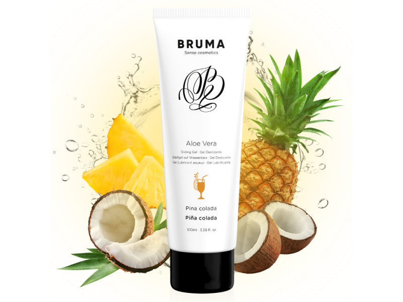 BRUMA - ALOE VERA SLIDING GEL PINA COLADA FLAVOR 100 ML