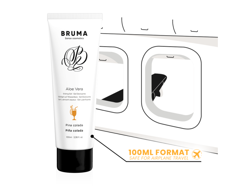 BRUMA - ALOE VERA SLIDING GEL PINA COLADA FLAVOR 100 ML