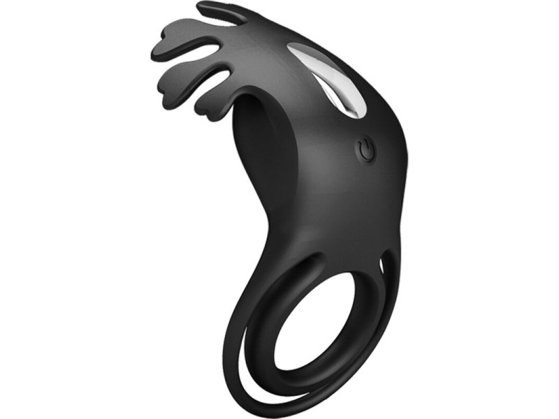 PRETTY LOVE - RUBEN VIBRATOR RING 7 VIBRATIONS BLACK SILICONE