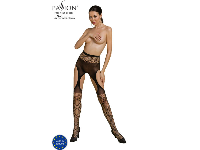 PASSION - ECO COLLECTION BODYSTOCKING ECO S005 BLACK