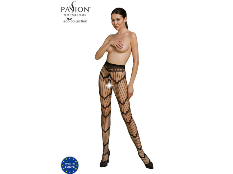 PASSION - ECO COLLECTION BODYSTOCKING ECO S006 BLACK