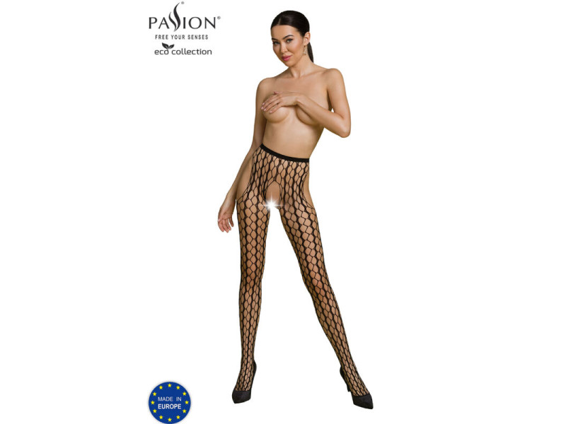 PASSION - ECO COLLECTION BODYSTOCKING ECO S007 BLACK