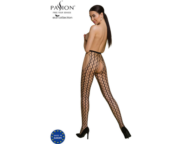 PASSION - ECO COLLECTION BODYSTOCKING ECO S007 BLACK