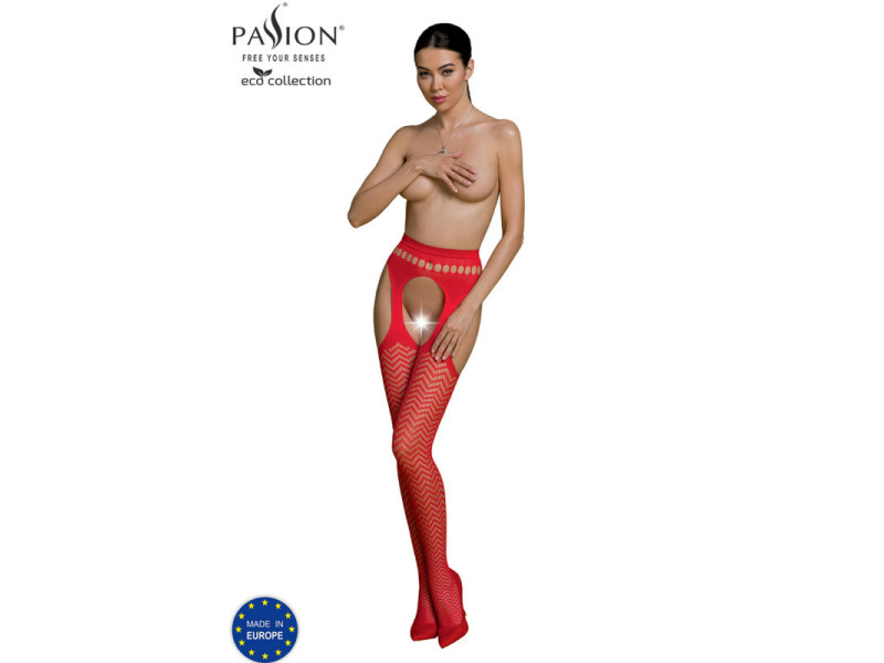 PASSION - ECO COLLECTION BODYSTOCKING ECO S002 RED