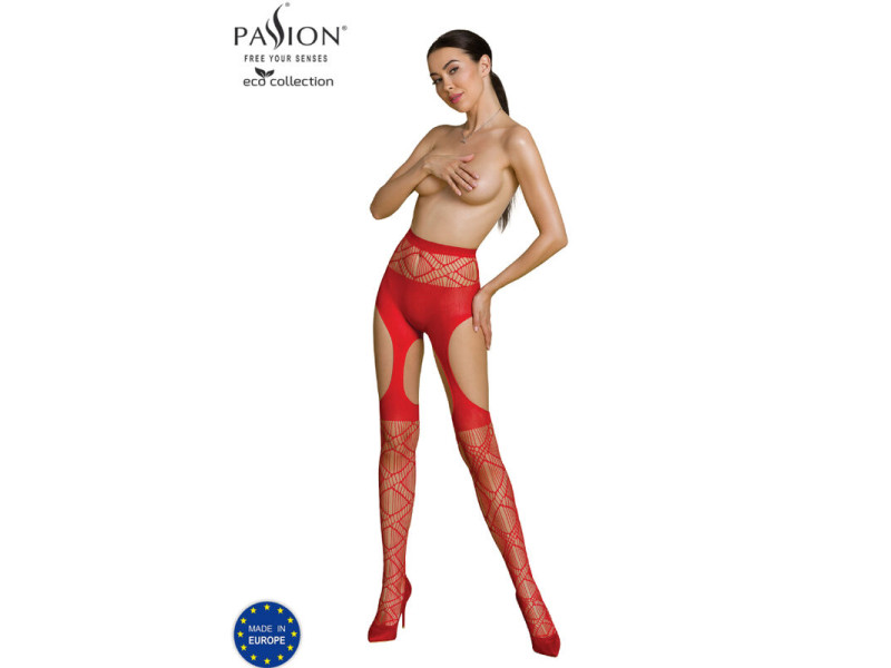 PASSION - ECO COLLECTION BODYSTOCKING ECO S005 RED