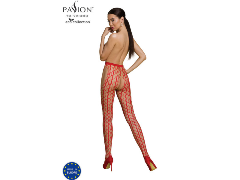 PASSION - ECO COLLECTION BODYSTOCKING ECO S007 RED