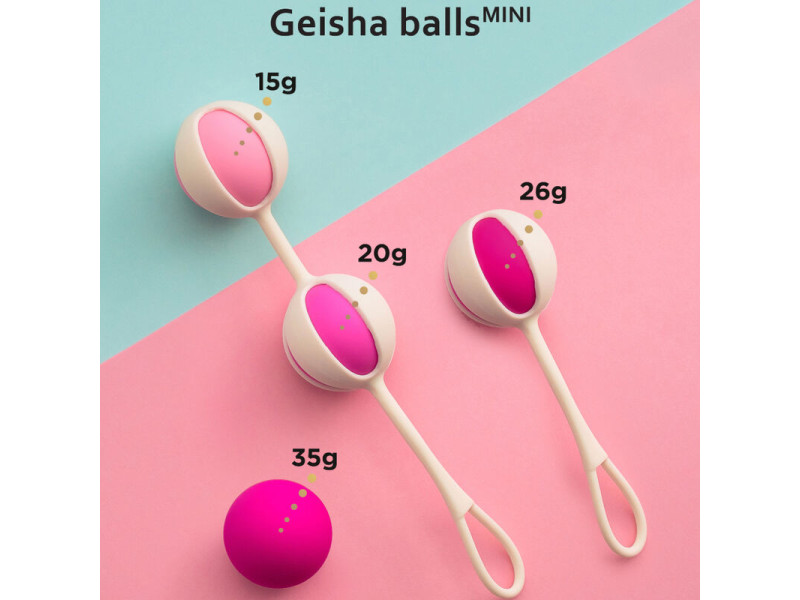 G-VIBE - SET 4 GEISHA BALLS MINI PURPLE