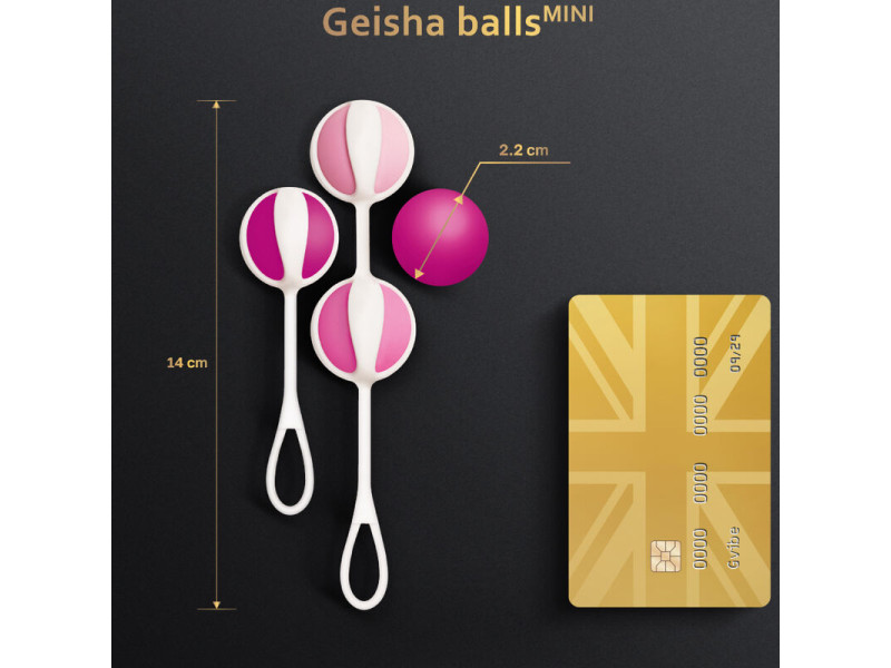 G-VIBE - SET 4 GEISHA BALLS MINI PURPLE