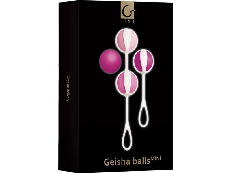 G-VIBE - SET 4 GEISHA BALLS MINI PURPLE