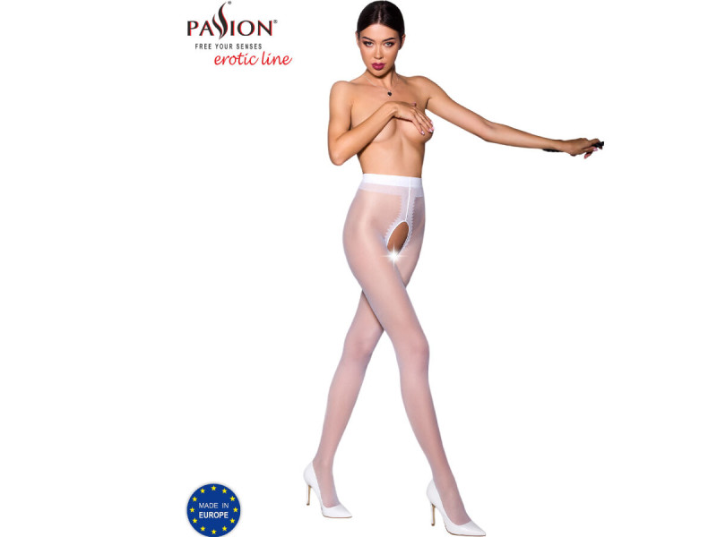 PASSION - TIOPEN 007 WHITE TIGHTS 1/2 20 DEN