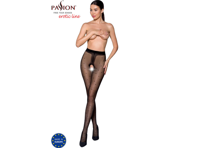 PASSION - TIOPEN 018 BLACK TIGHTS 1/2 20 DEN