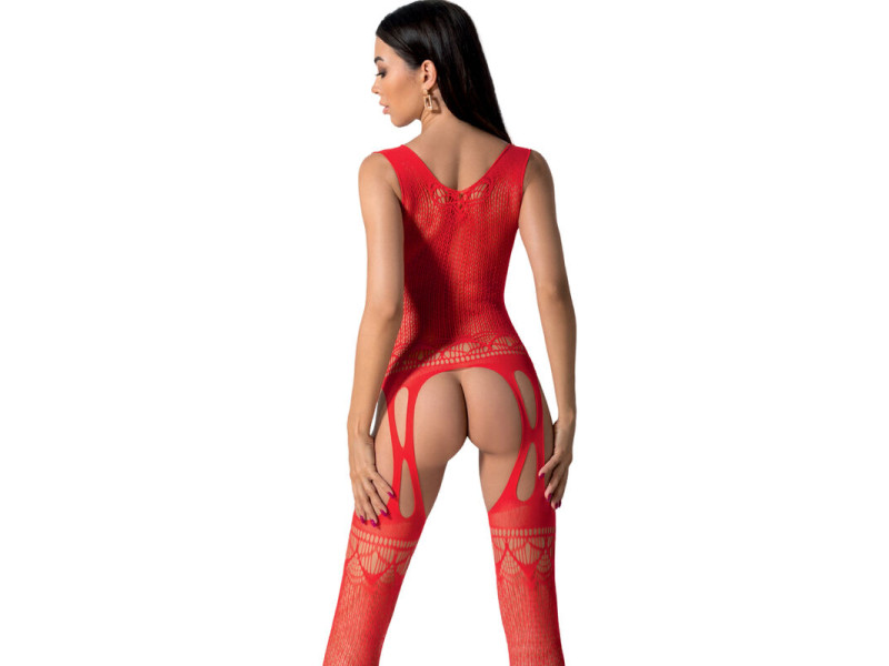 PASSION - BS099 RED BODYSTOCKING ONE SIZE