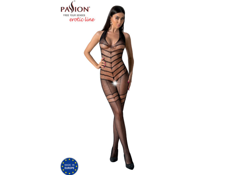 PASSION - BS100 BODYSTOCKING BLACK ONE SIZE