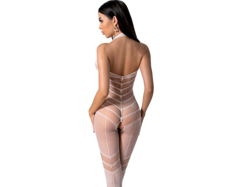 PASSION - BS100 WHITE BODYSTOCKING ONE SIZE