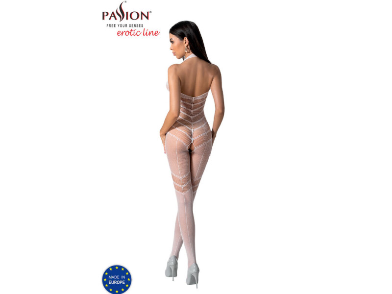 PASSION - BS100 WHITE BODYSTOCKING ONE SIZE