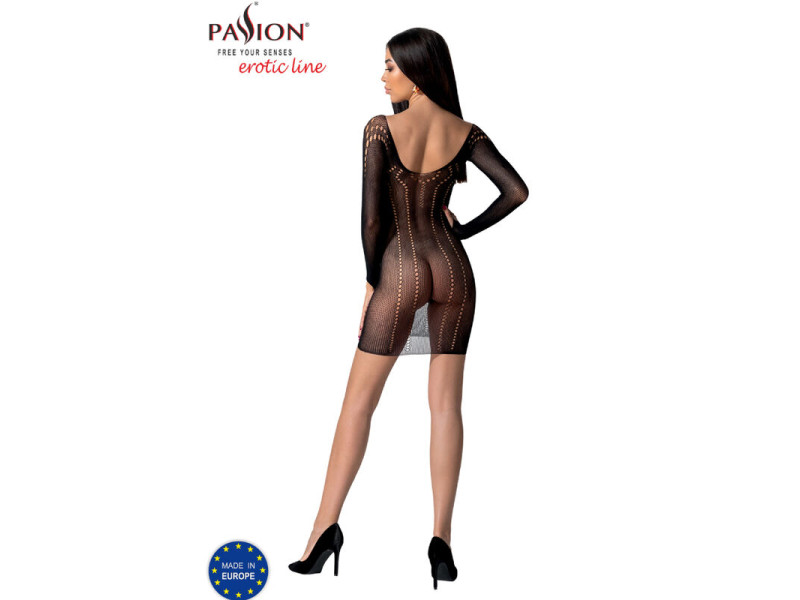 PASSION - BS101 BODYSTOCKING BLACK ONE SIZE