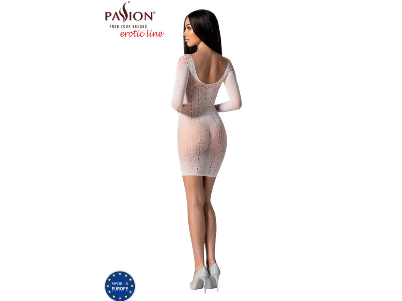 PASSION - BS101 WHITE BODYSTOCKING ONE SIZE