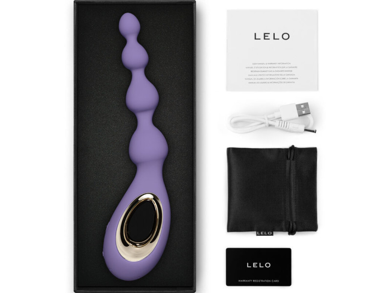 LELO - SORAYA BEADS VIOLET ANAL MASSAGER