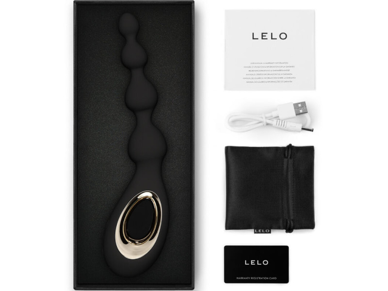 LELO - SORAYA BEADS BLACK ANAL MASSAGER