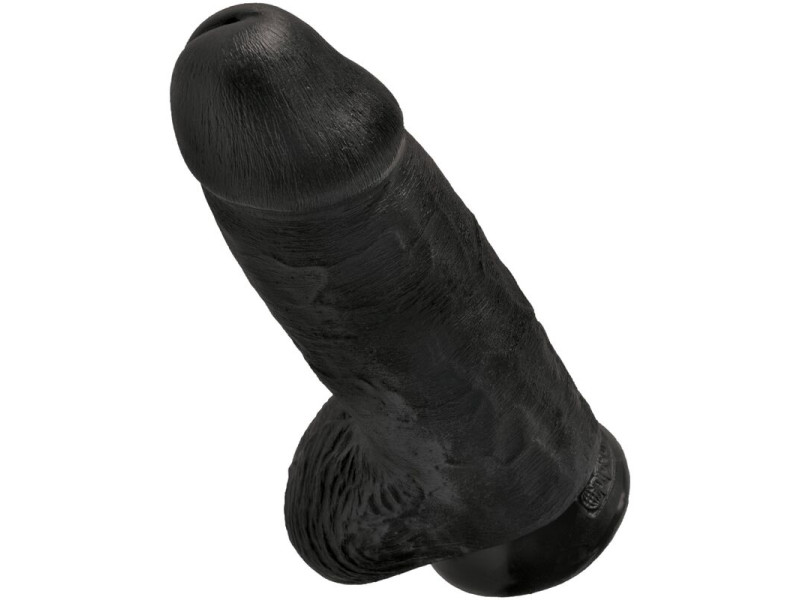 KING COCK - CHUBBY REALISTIC PENIS 23 CM BLACK