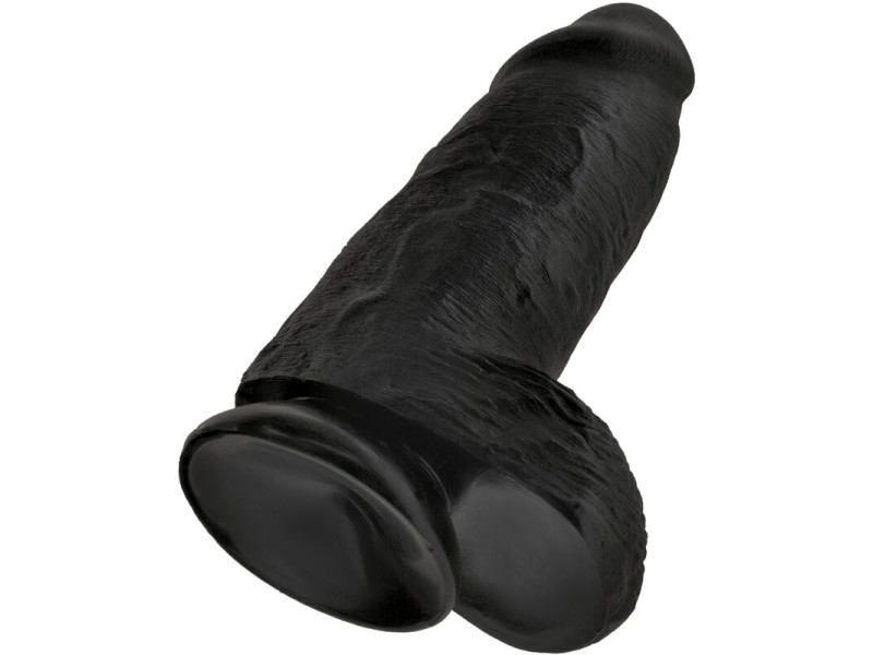 KING COCK - CHUBBY REALISTIC PENIS 23 CM BLACK