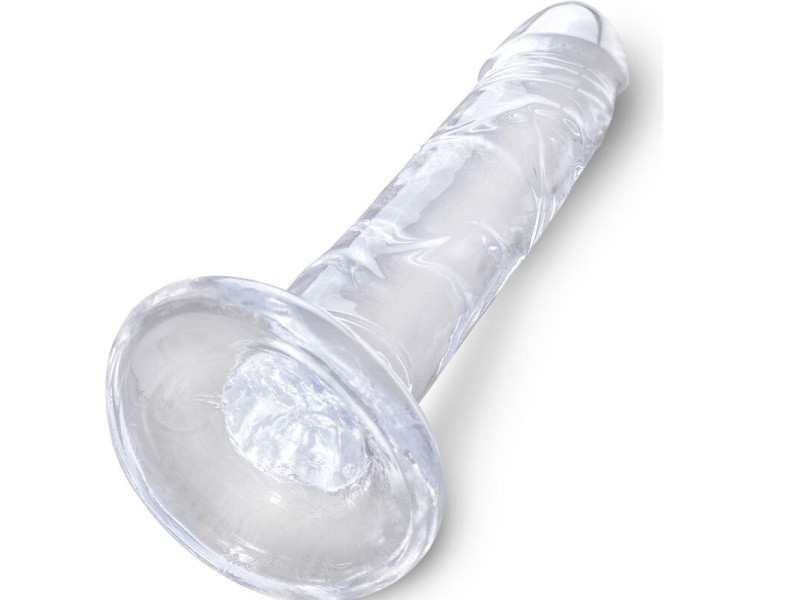 KING COCK - CLEAR REALISTIC PENIS 15.5 CM TRANSPARENT