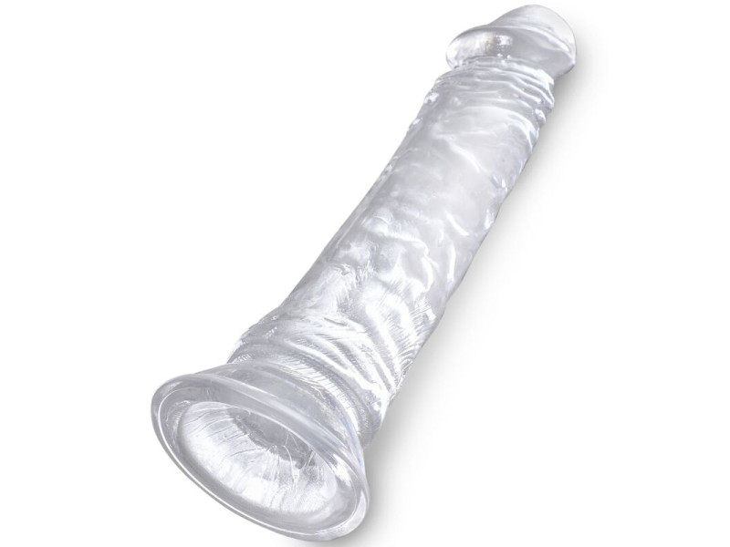 KING COCK - CLEAR REALISTIC PENIS 19.7 CM TRANSPARENT