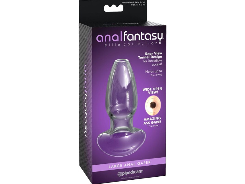 ANAL FANTASY ELITE COLLECTION - ANAL GAPER CRYSTAL DILATOR SIZE M