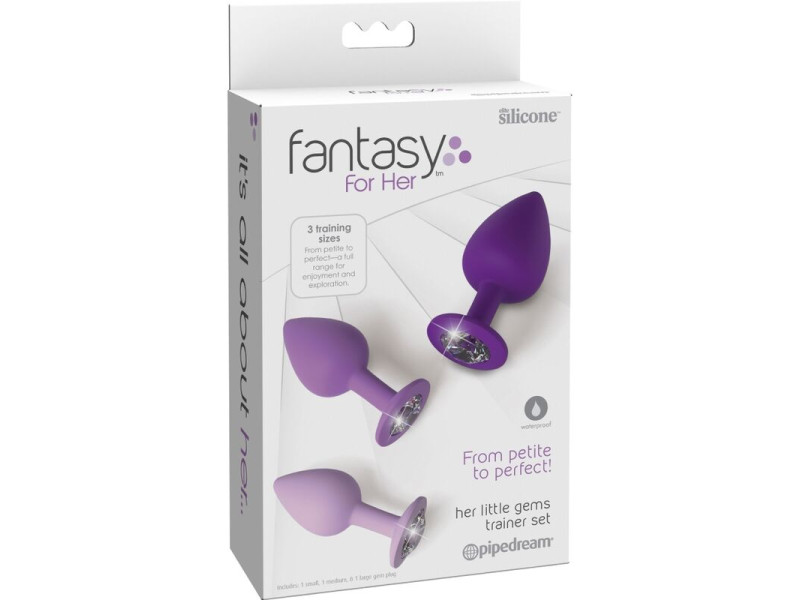 FANTASY FOR HER - VIOLET ANAL PLUG SET