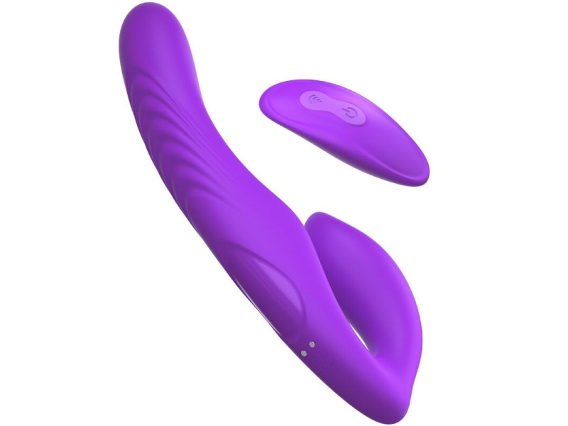 FANTASY FOR HER - DOUBLE PENETRATION VIBRATOR REMOTE CONTROL 9 VIOLET LEVELS