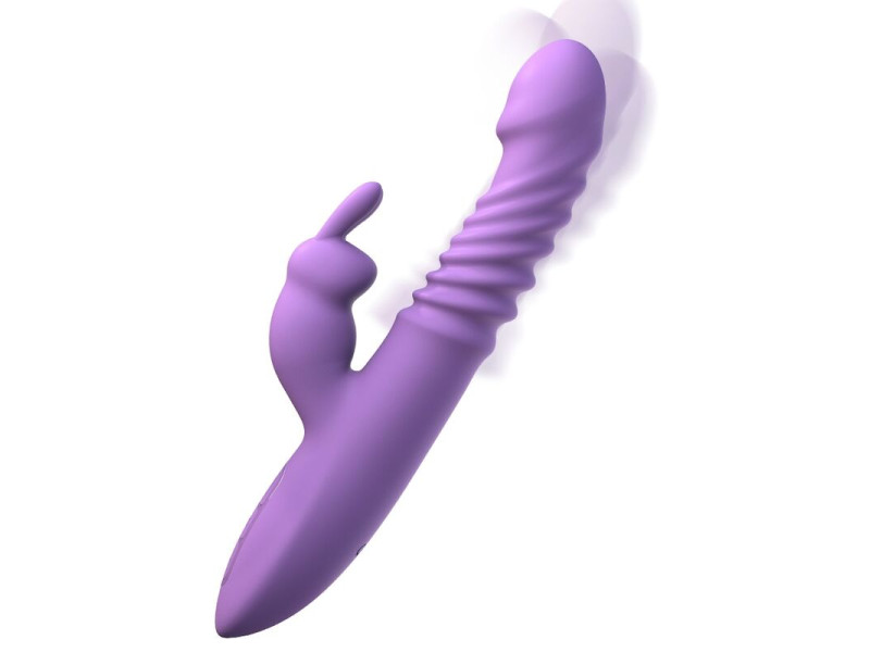 FANTASY FOR HER - RABBIT CLITORIS STIMULATOR WITH HEAT OSCILLATION AND VIBRATION FUNCTION VIOLET