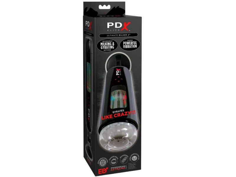 PDX ELITE - STROKER ULTIMATE MILKER 2 ROTATING & VIBRATOR