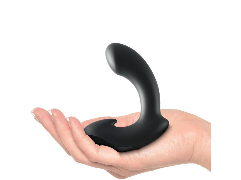 SIR RICHARDS - BLACK SILICONE P-POINT PROSTATE MASSAGER