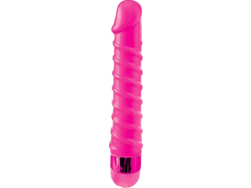 CLASSIX - CANDY TWIRL VIBRATING MASSAGER 16.5 CM PINK