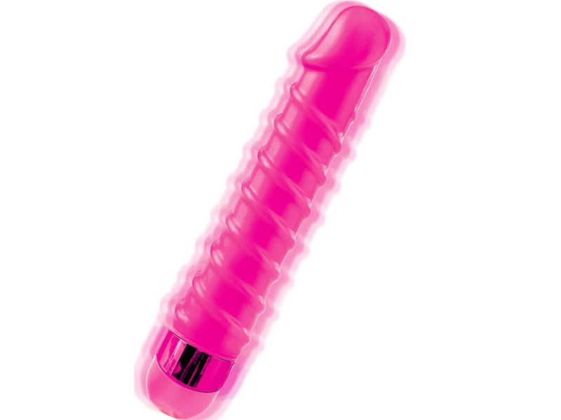 CLASSIX - CANDY TWIRL VIBRATING MASSAGER 16.5 CM PINK