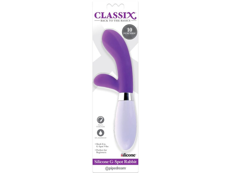 CLASSIX - RABBIT VIBRATOR G-SPOT PURPLE SILICONE