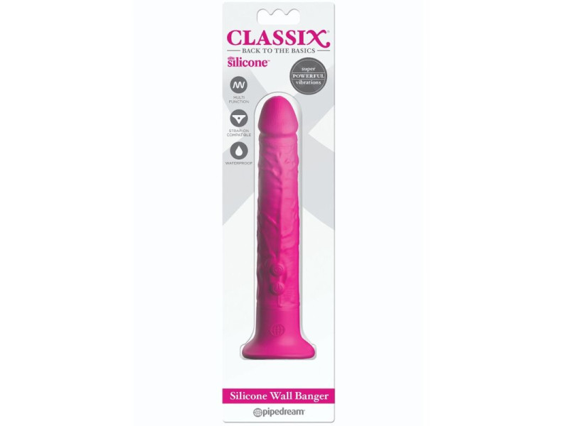 CLASSIX - WALL BANGER DILDO SILICONE 15 CM PINK