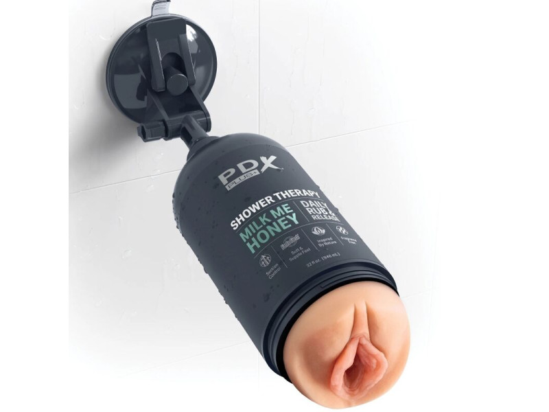 PDX PLUS - STROKER MASTURBATOR DISCREET DESIGN OF MILK ME HONEY SHAMPOO BOTTLE