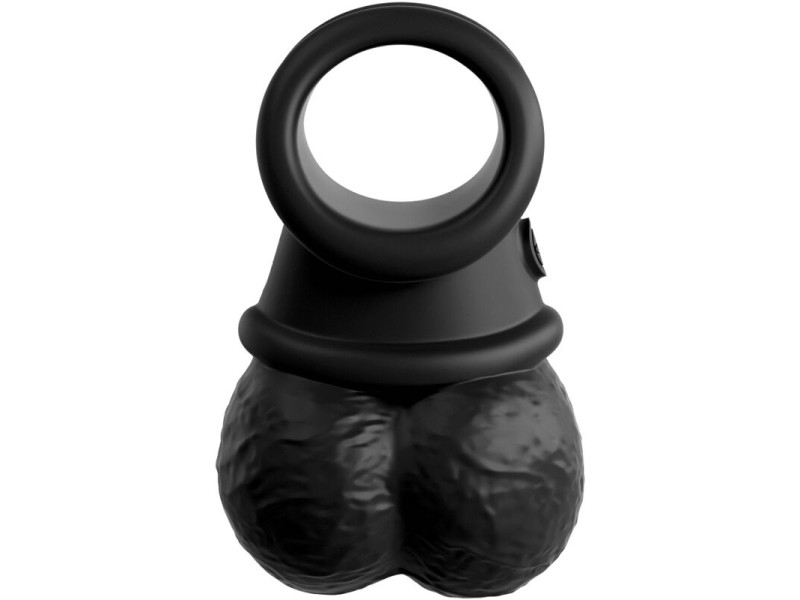 KING COCK - ELITE RING WITH TESTICLE SILICONE