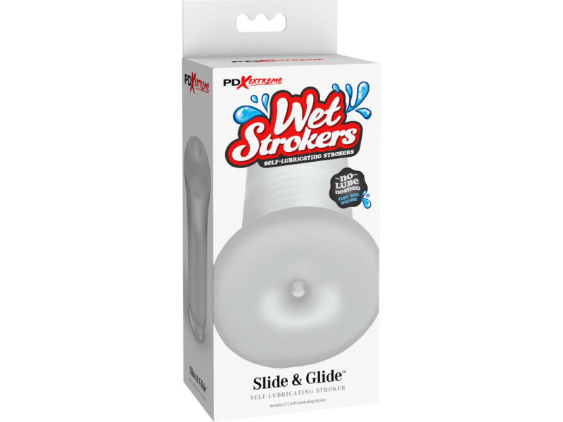 FETISH FANTASY EXTREME - SLIDE & GLIDE STROKER SILICONE TRANSPARENT