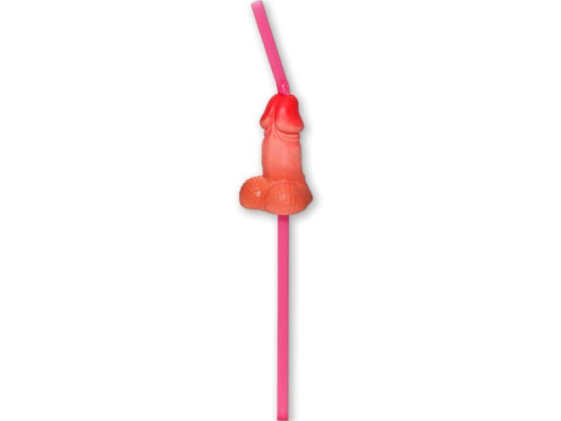 DIABLO PICANTE - BAG OF 5 NATURAL BIG PENIS STRAWS